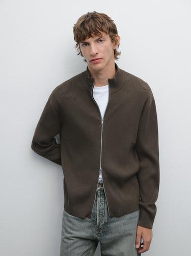 Zara 100% cotton zip cardigan - 843