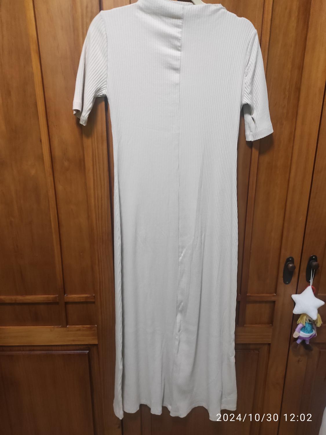 RIBBED A-LINE DRESS - Image 2