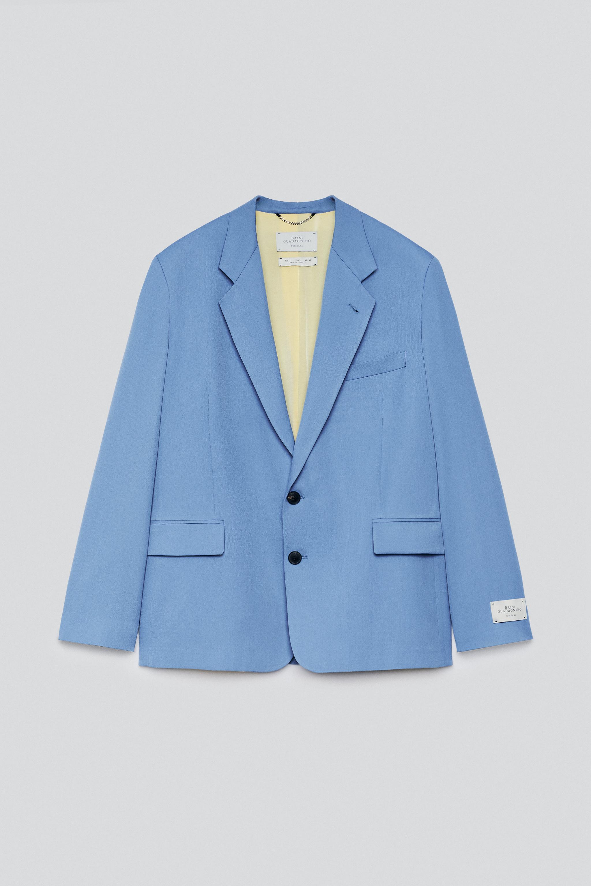 VESTE DE COSTUME RELAXED FIT CONTRASTE