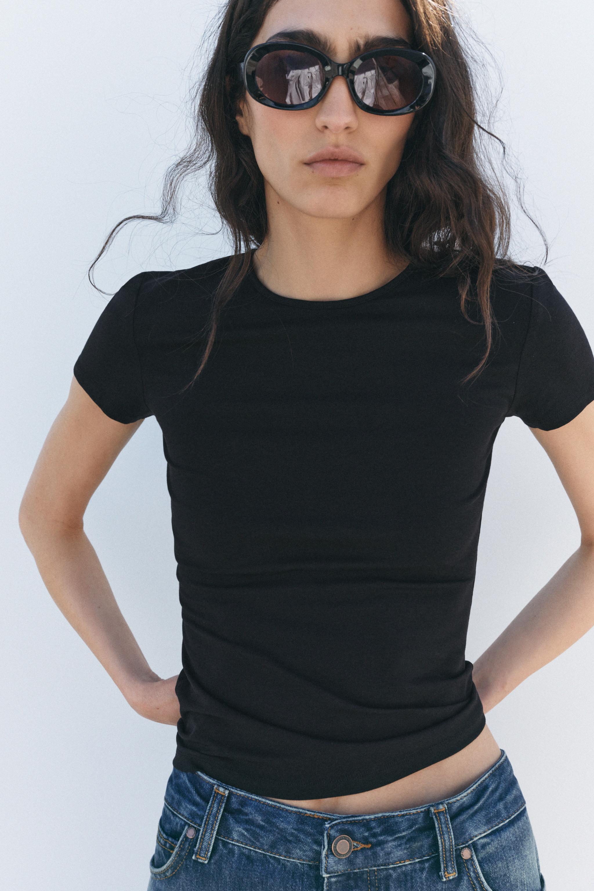ブラックTシャツ – レディース | ZARA 日本