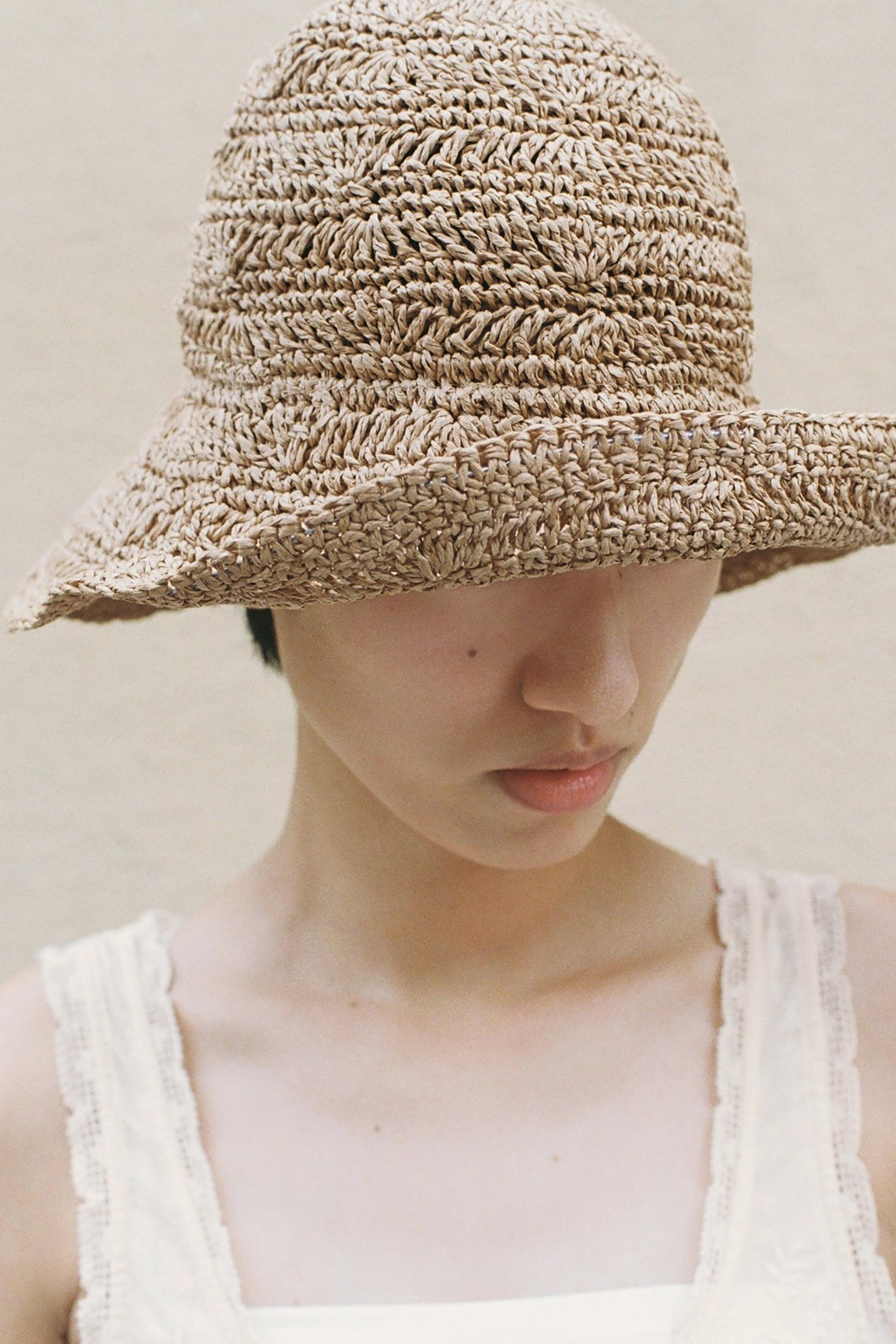 編み込みバケットハット - ライトブラウン | ZARA Japan / 日本