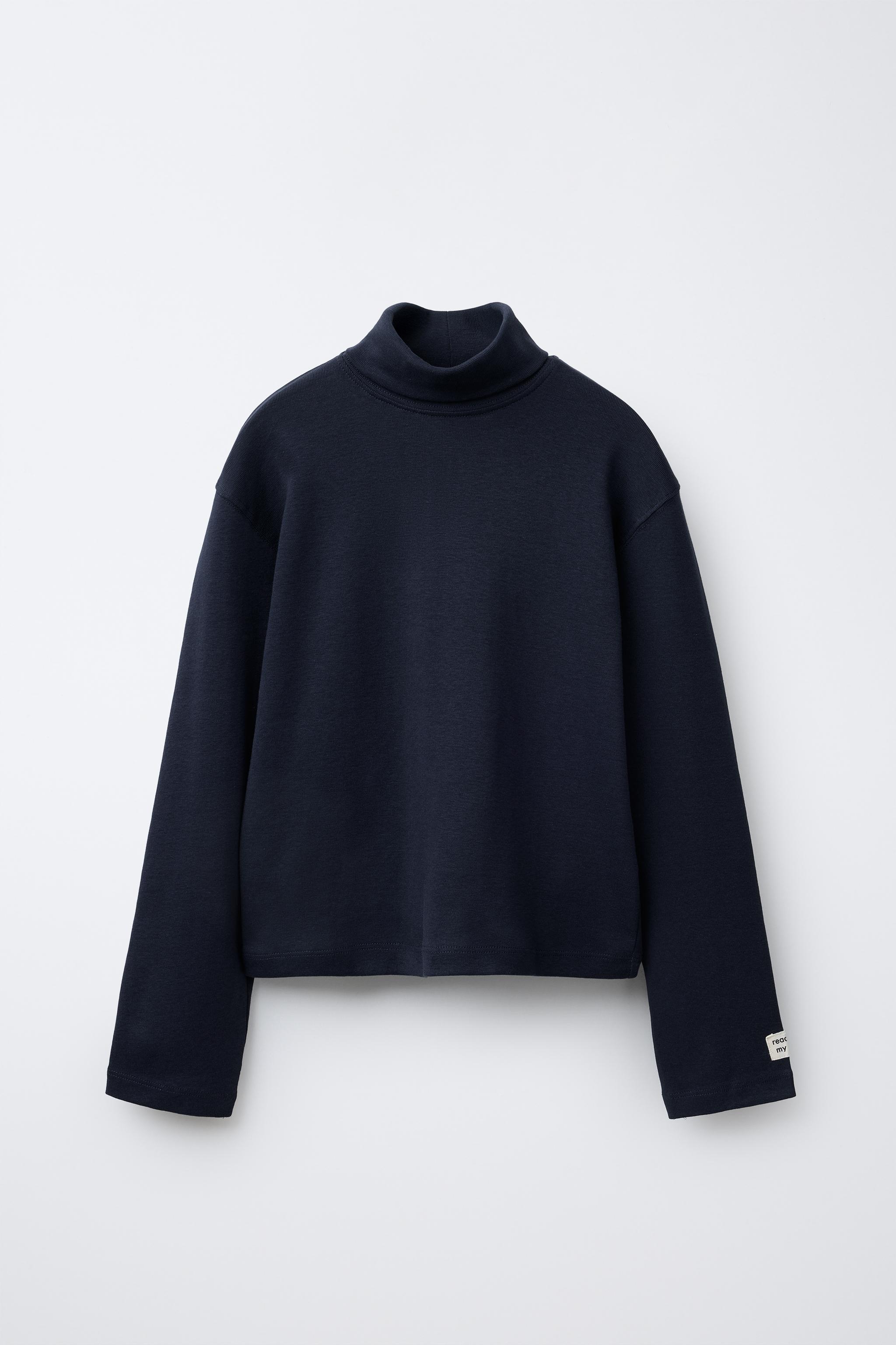 TURTLENECK TOP - Navy blue | ZARA South Africa