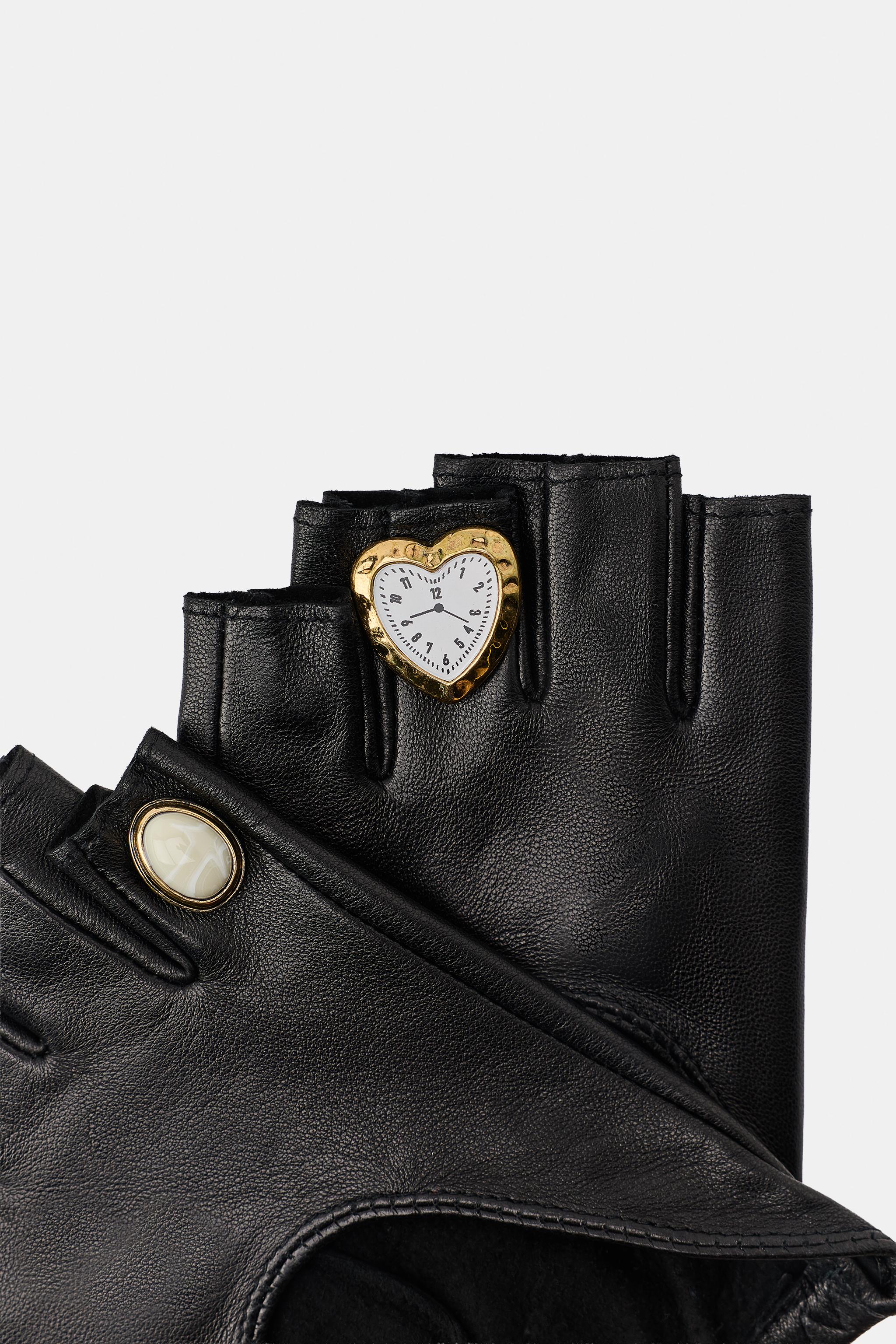 100% LEATHER RING AND WATCH MITTENS