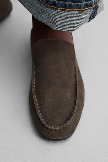 LIMITED EDITION LEATHER LOAFERS - Brown by Zara - Image 2