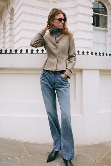 Z1975 HIGH RISE REGULAR LONG LENGTH JEANS — Mid-blue 1