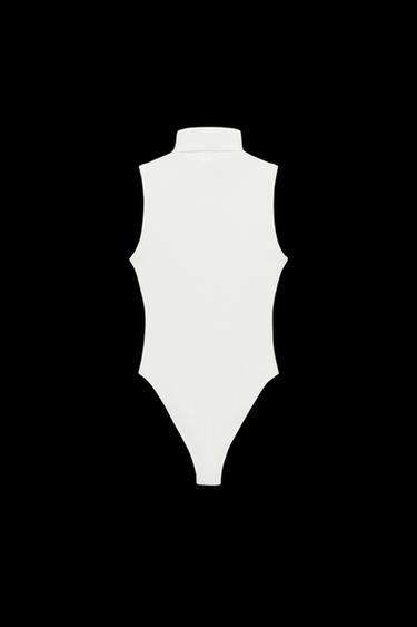 BODY BÁSICO CUELLO ALTO - Crudo de Zara