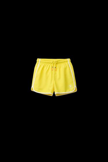 Zara 6-14 YEARS/ PALM TREE SWIM SHORTS - Yellow - Image 0