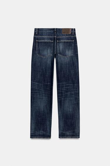 JEANS TRF BAGGY TAPERED TAILLE BASSE - Bleu marine de Zara - Image 6