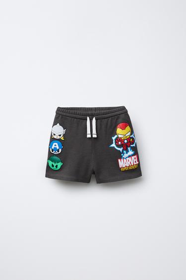 Zaras TRIKÅSHORTS MED TRYCK THE AVENGERS © MARVEL - Grå antracit