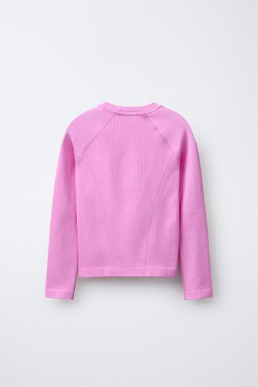 T-SHIRT SEAMLESS SKI COLLECTION - Rose de Zara - Image 1