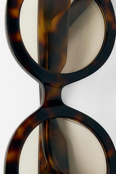OVAL SUNGLASSES - Brown by Zara