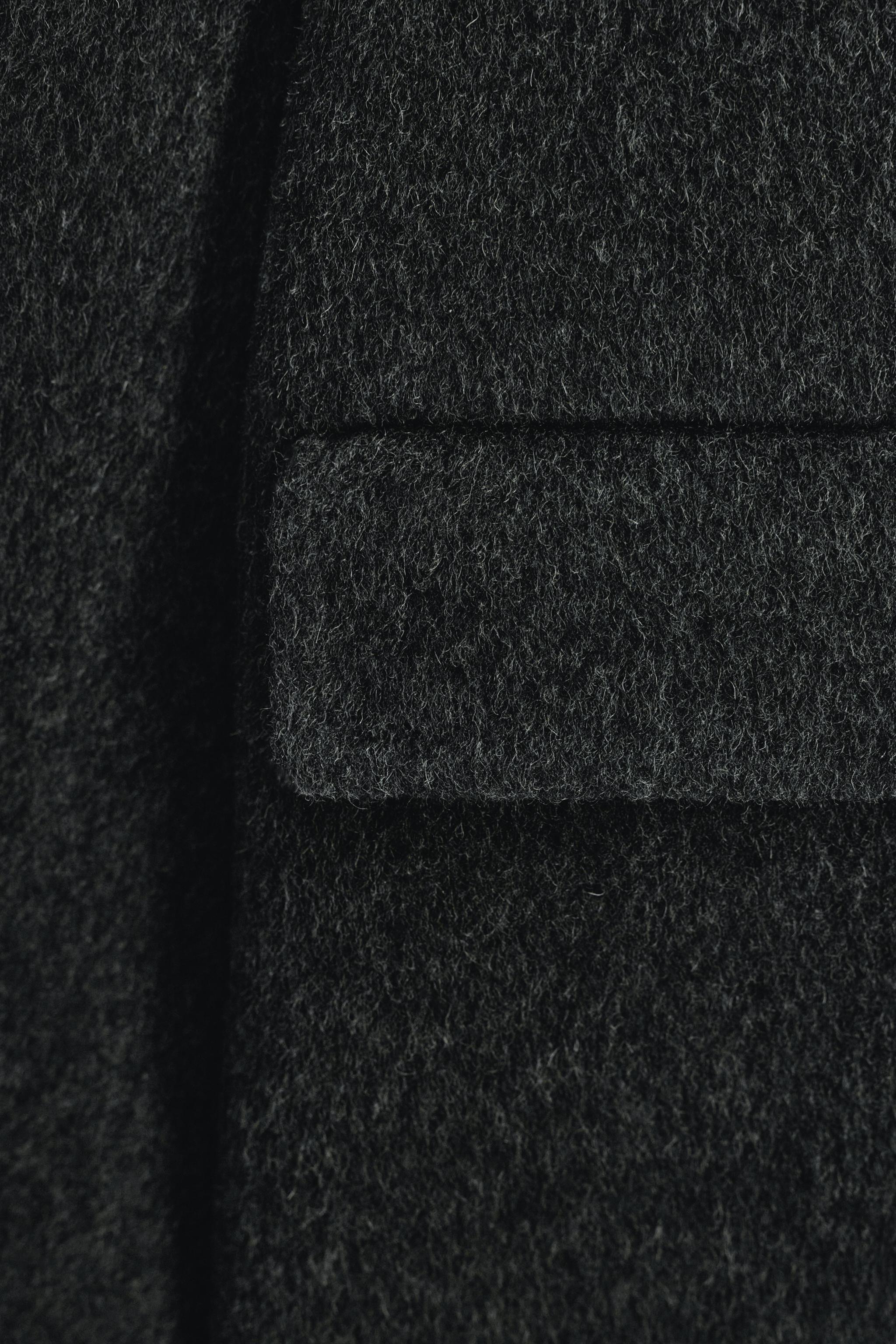 ウールブレンドダブルブレストブレザーZW COLLECTION - グレー | ZARA