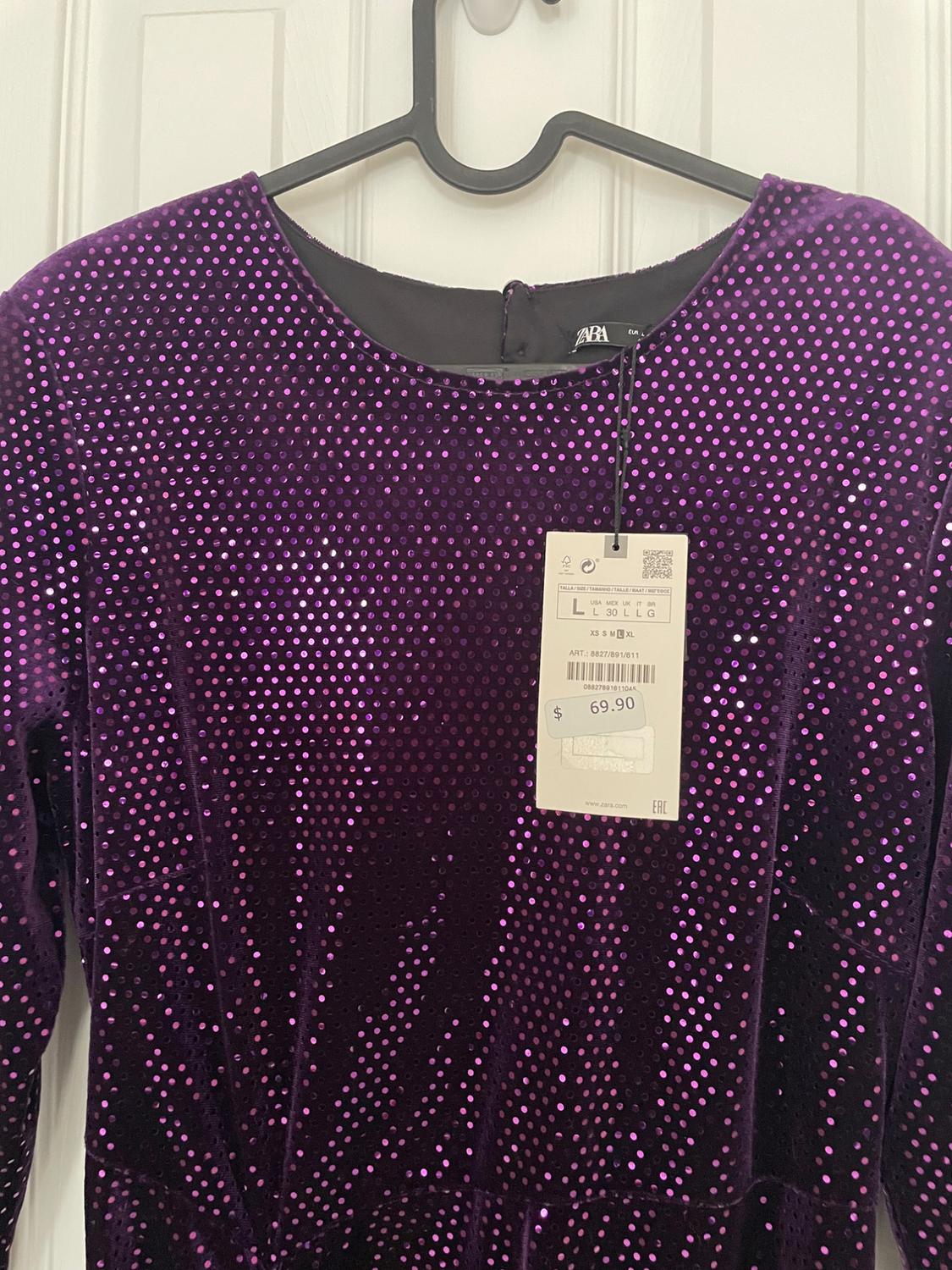 SEQUIN MIDI DRESS - Image 4