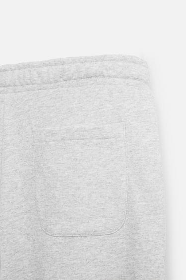 PANTALON DE JOGGING COUPE LARGE - Gris chiné de Zara - Image 9