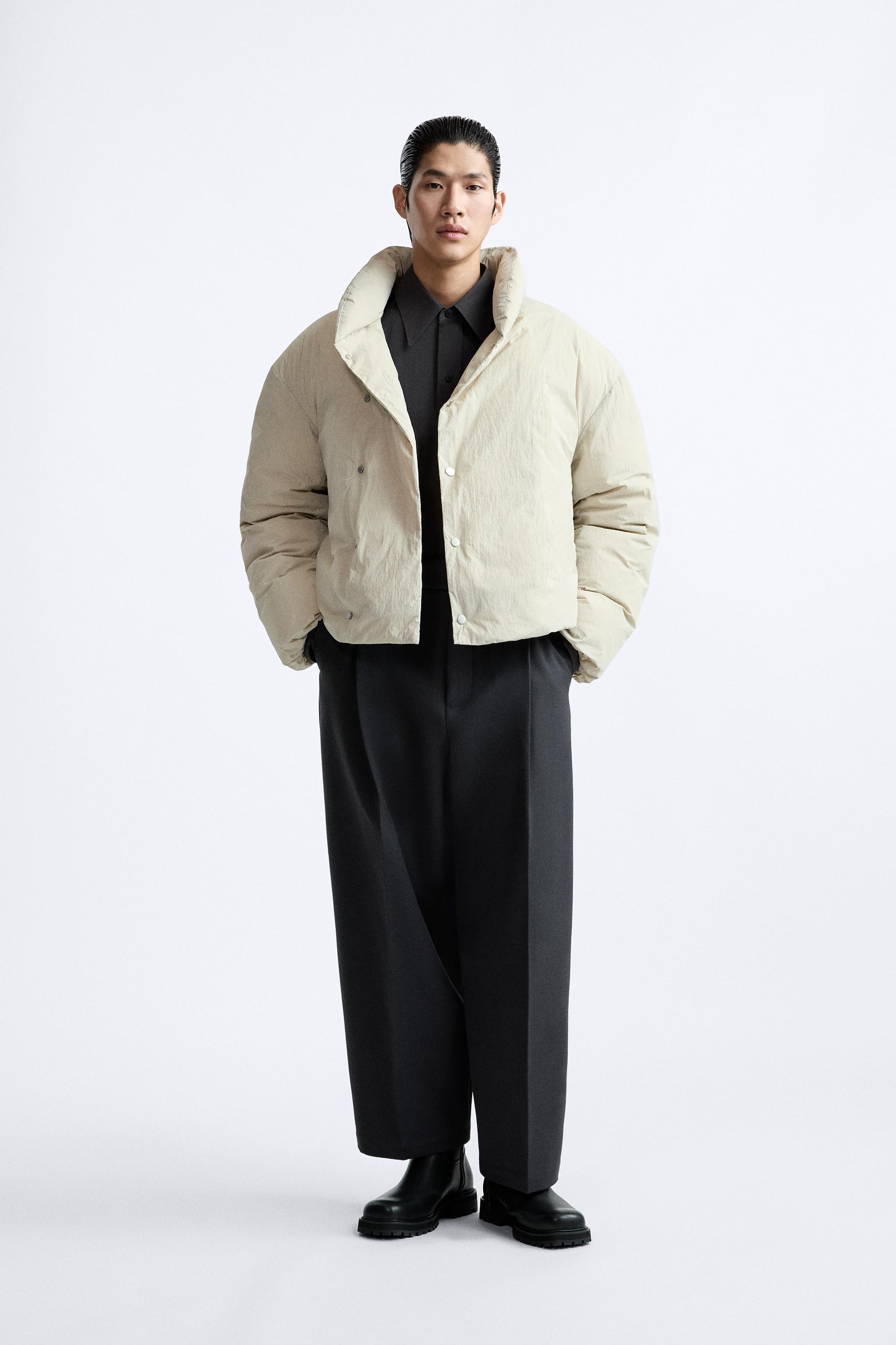 DOWN JACKET X STUDIO NICHOLSON - Sand | ZARA Spain