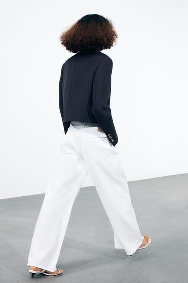 ZW COLLECTION LIMITED EDITION WOOL TOGGLE JACKET - Navy blue by Zara - Image 4