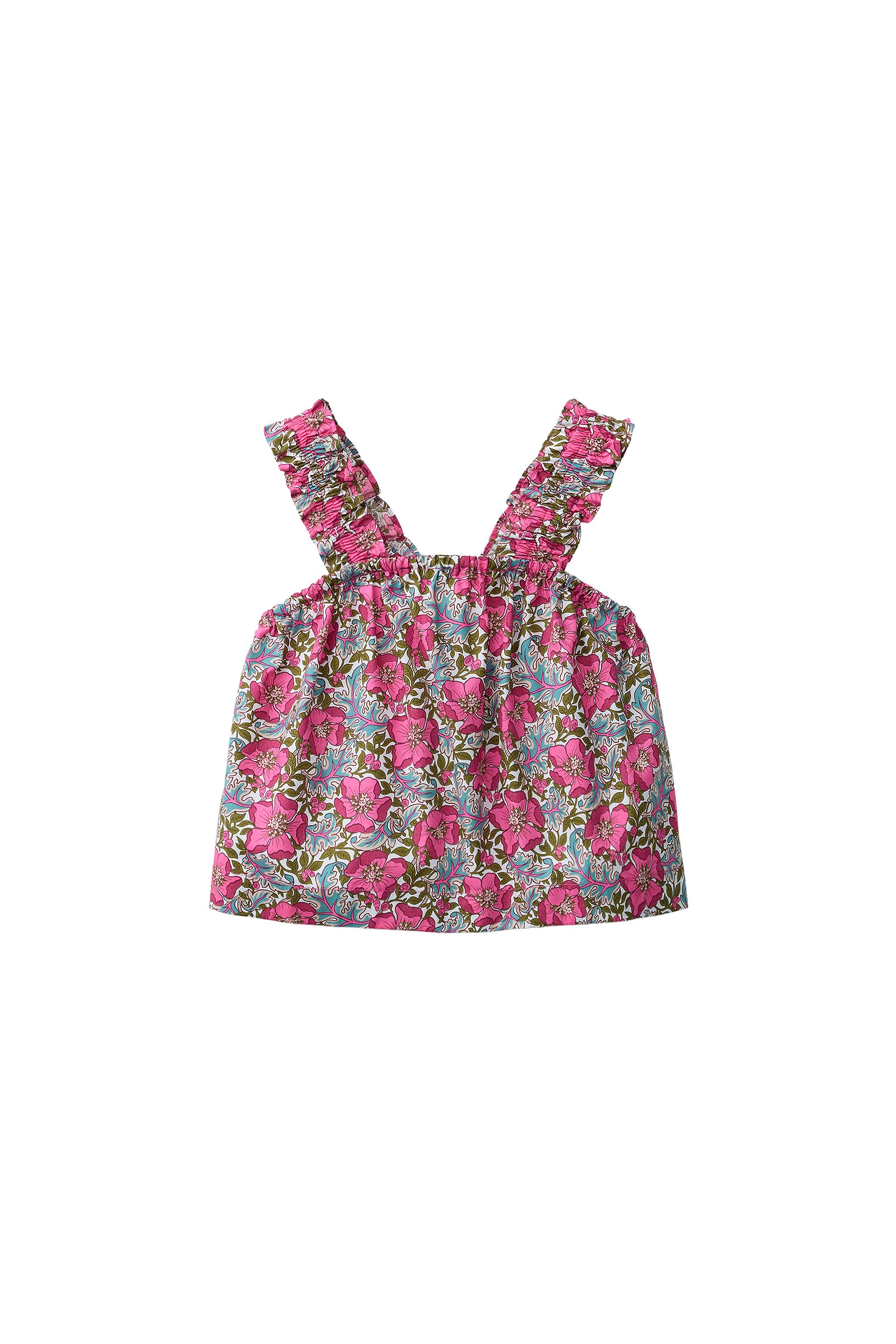 TOP ESTAMPADO FLORES MADE WITH LIBERTY FABRIC
