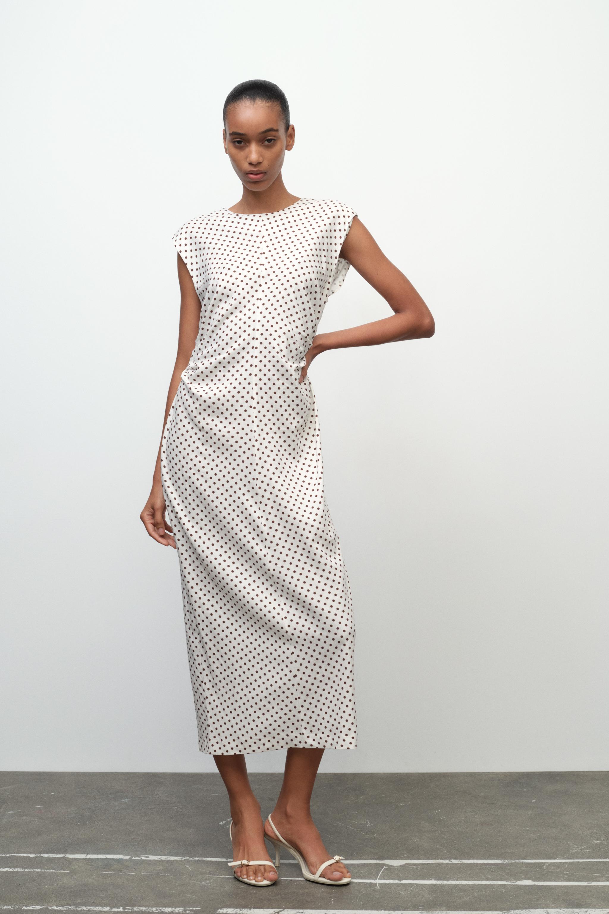 Women s Polka Dot Dresses ZARA Australia