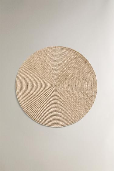 ROUND PLACEMAT (PACK OF 2) - Beige-brown by Zara