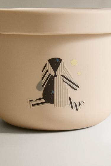 KIDS' RABBIT SILICONE LUNCH BOX - Multicoloured by Zara - Image 3