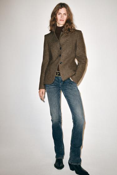 ZW COLLECTION FITTED WOOL BLAZER — Multicolored 2