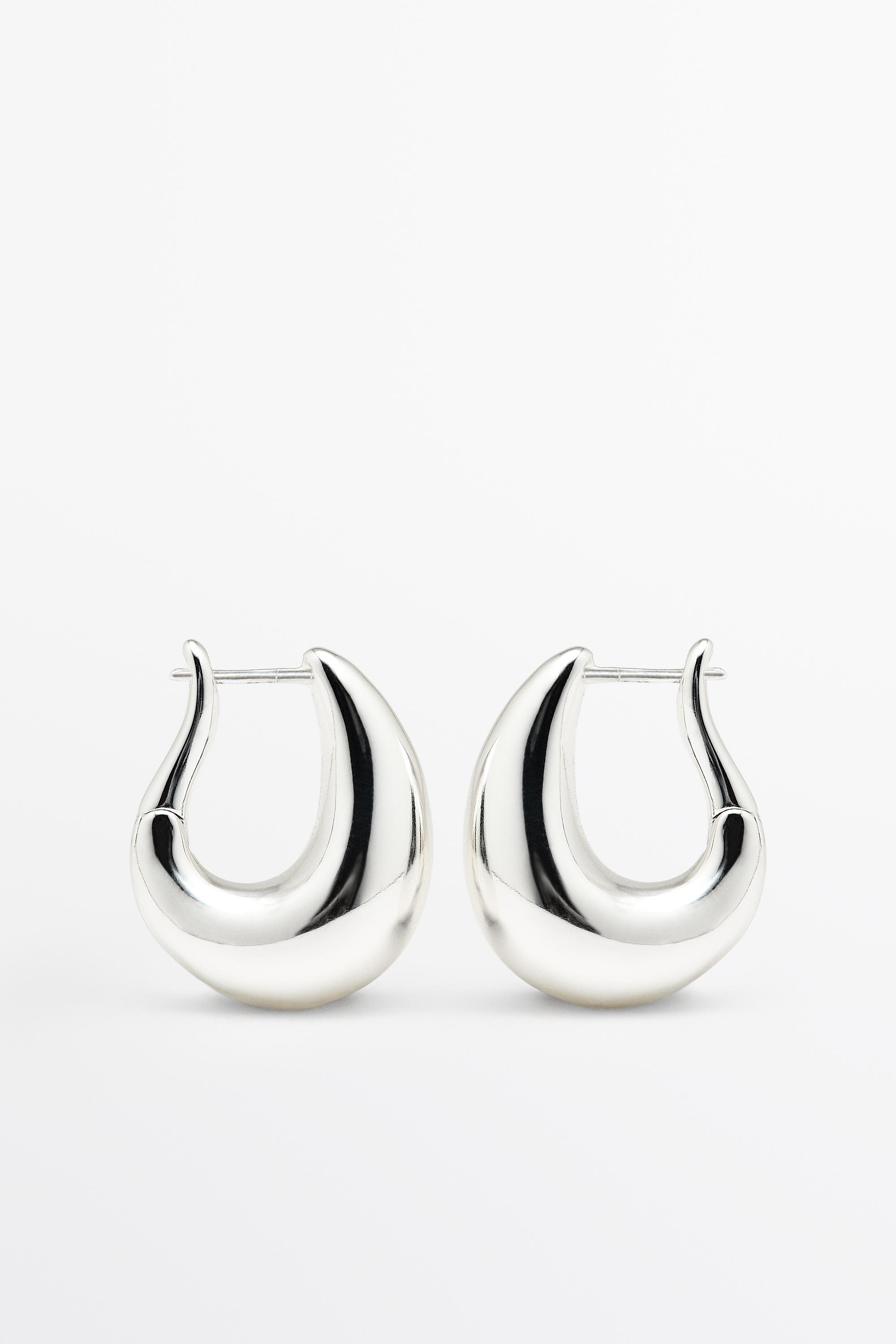 Boucles d'oreilles créoles détail goutte