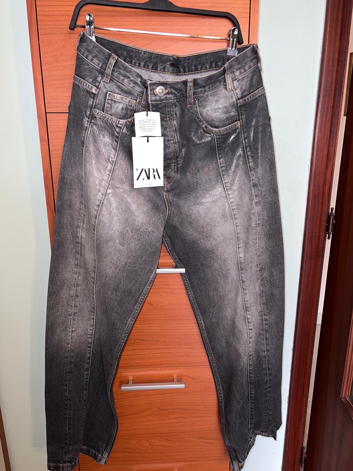 WAXED EFFECT JEANS - LIMITED EDITION - Image 2