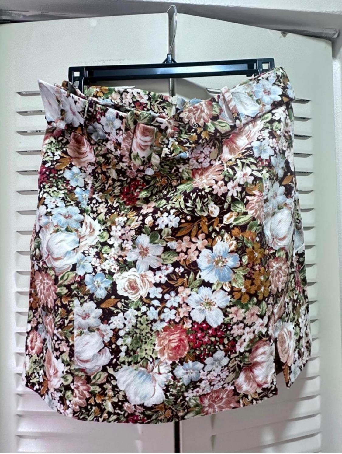 FALDA TERCIOPELO ESTAMPADA - Image 2
