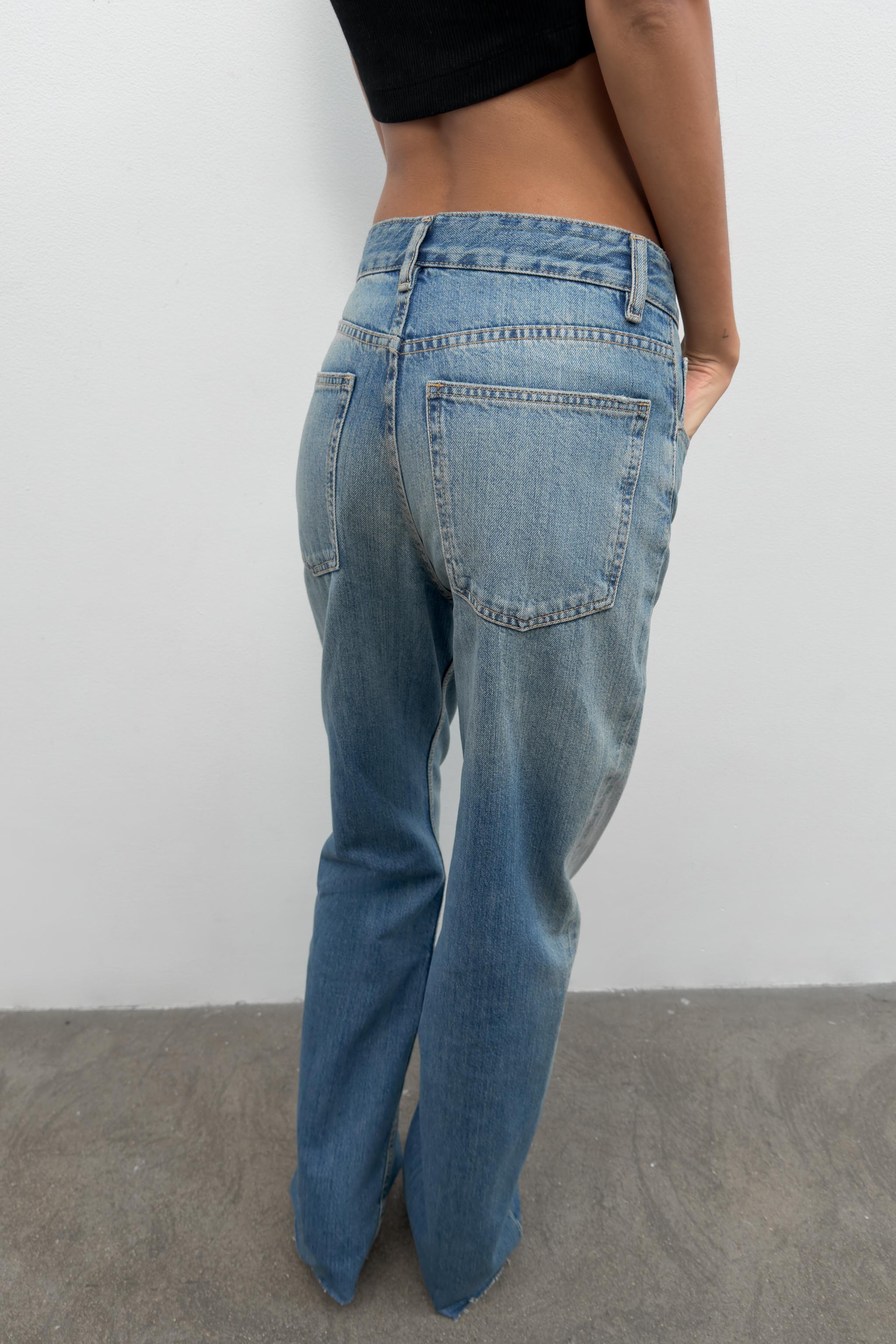 TRF HIGH WAIST WIDE LEG JEANS
