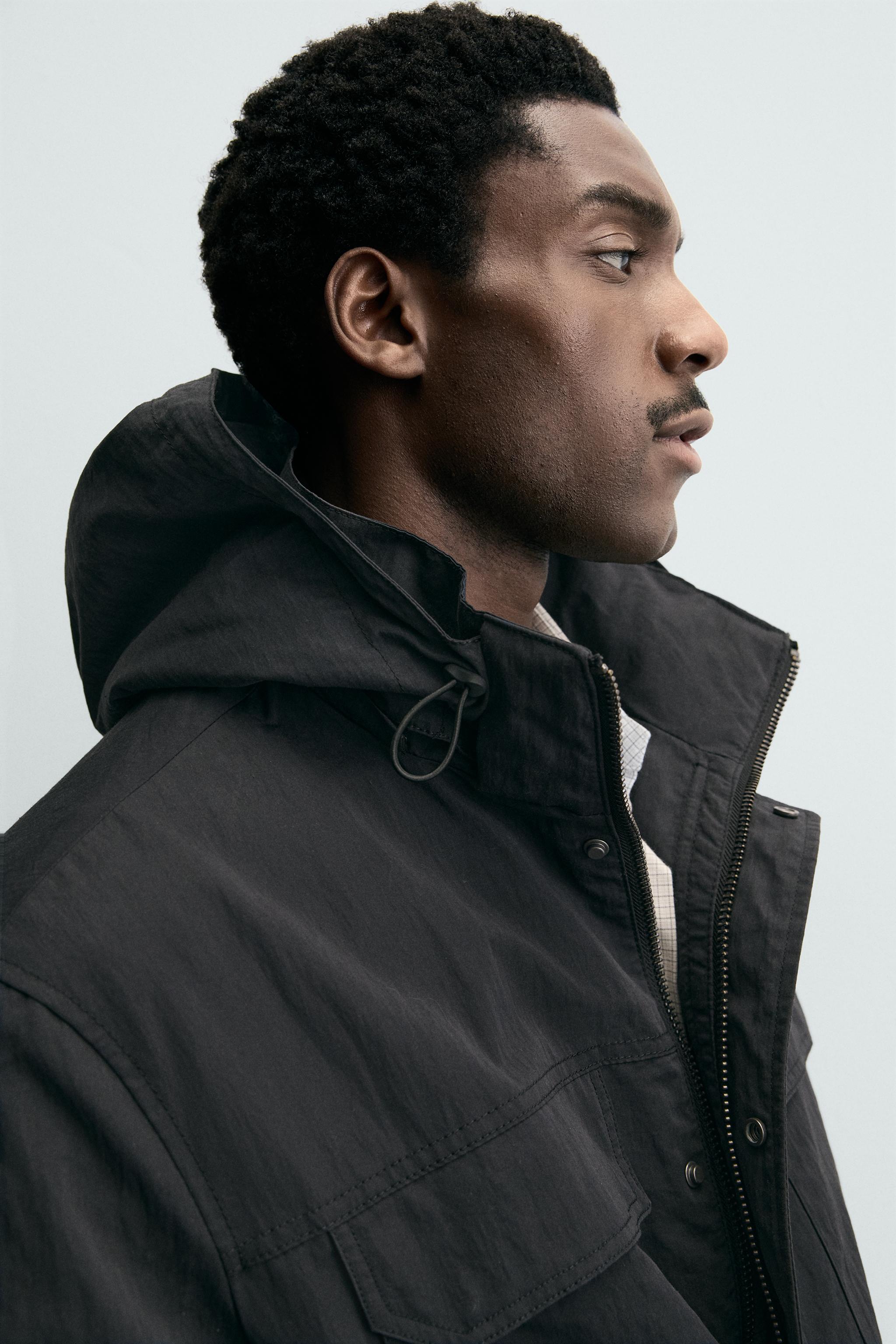 TECHNICAL POCKET PARKA - Charcoal | ZARA United States