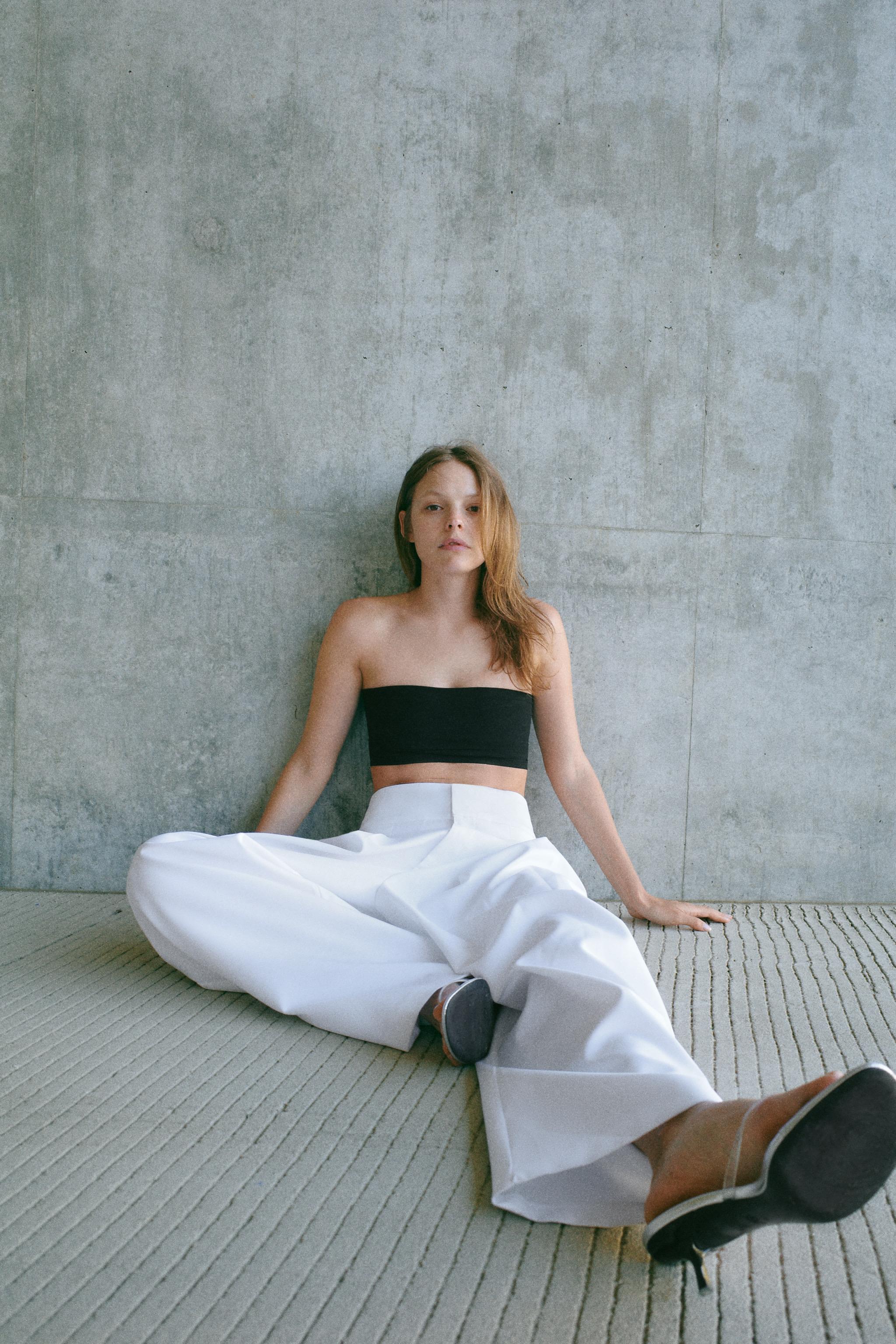 Zara Balon Pilili Pantolon görsel 3