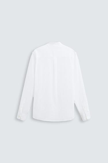 CREASED-EFFECT SHIRT - White by Zara - Image 5