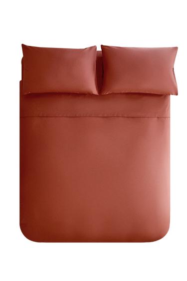 PERCALE DUVET COVER (500 THREAD COUNT) - Clay by Zara