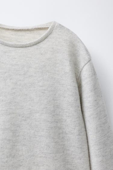 ENSEMBLE T-SHIRT ET LEGGING TOUCHER DOUX IMPRIMÉ - Gris chiné de Zara - Image 2