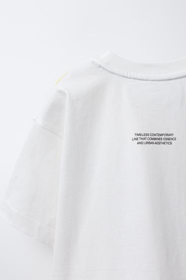 T-SHIRT SPORTY - Blanc de Zara - Image 3