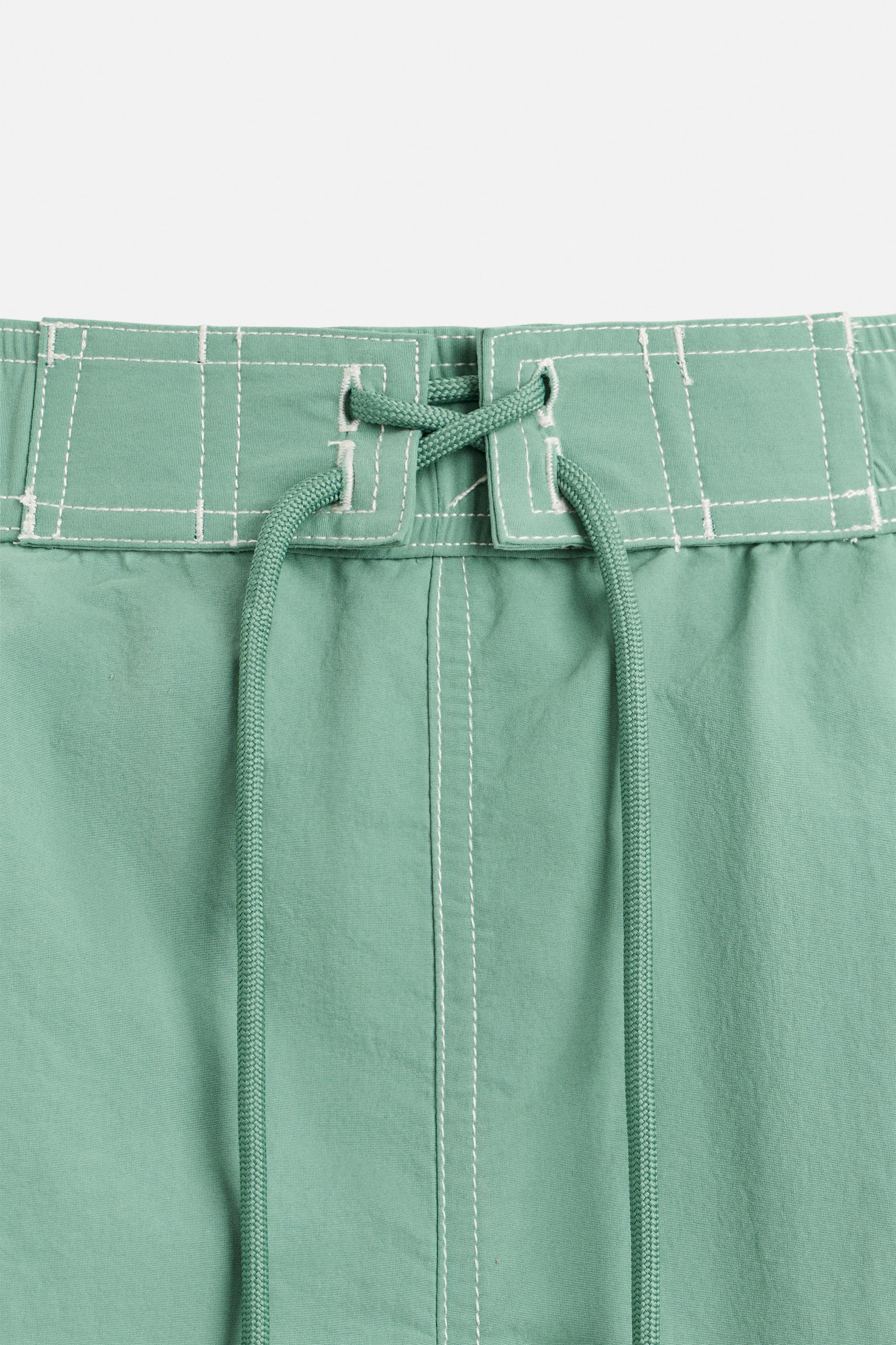 MAILLOT DE BAIN MOYEN DÉLAVÉ CONTRASTE