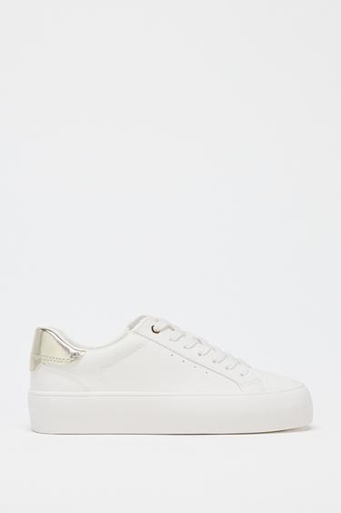 KOMBINEREDE SNEAKERS - Hvid fra Zara