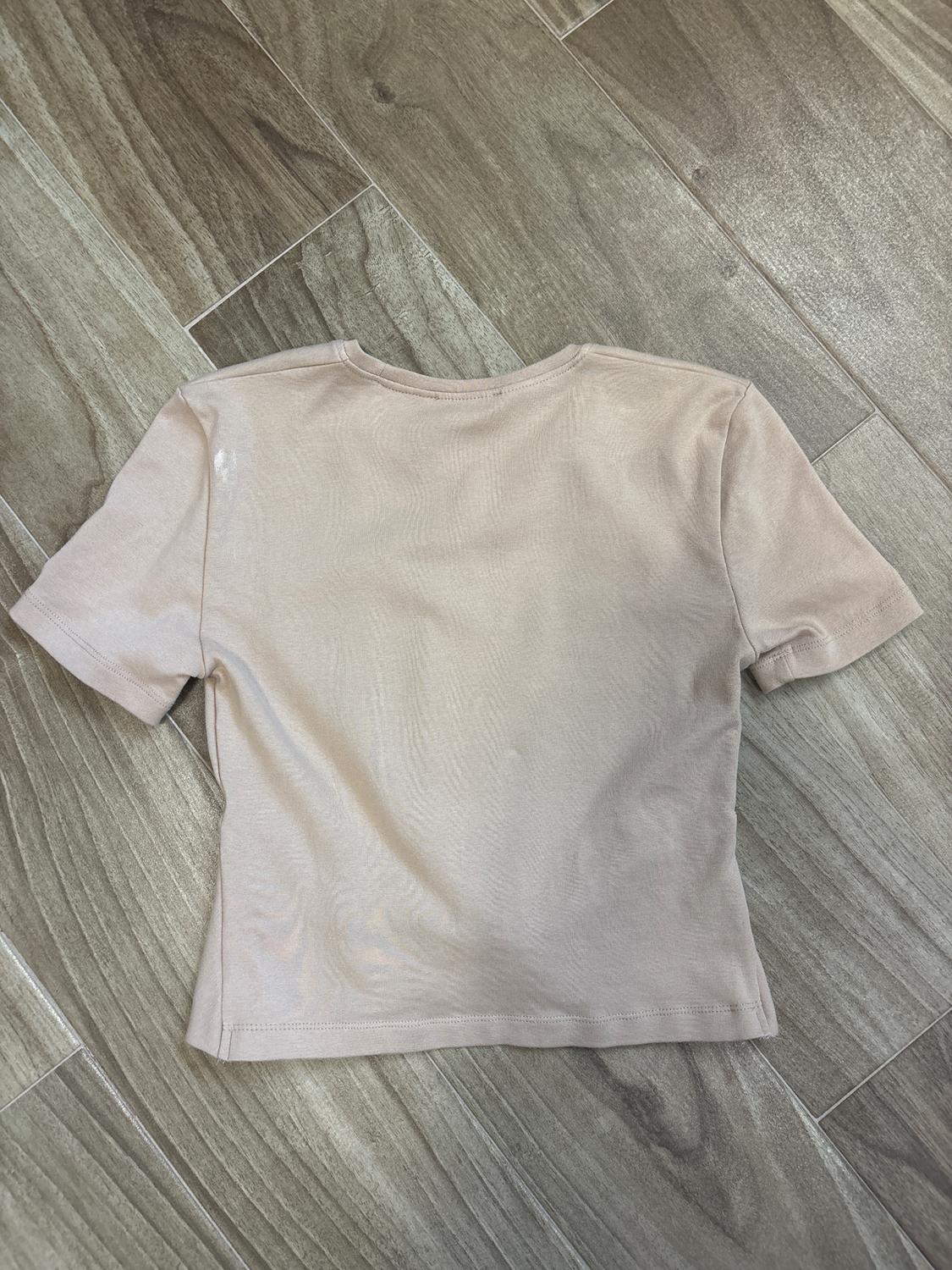 KNOTTED HEM T-SHIRT - Image 3