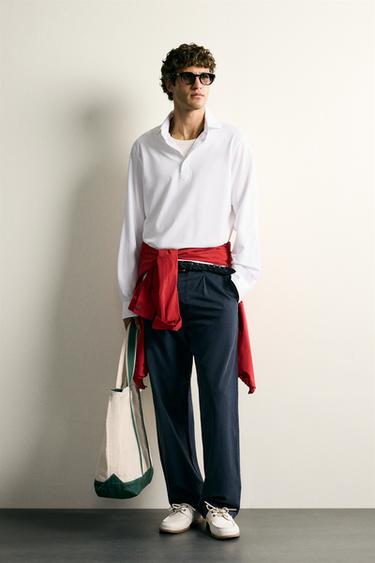 CAMISA POLO REGULAR FIT SOFT - Blanco de Zara