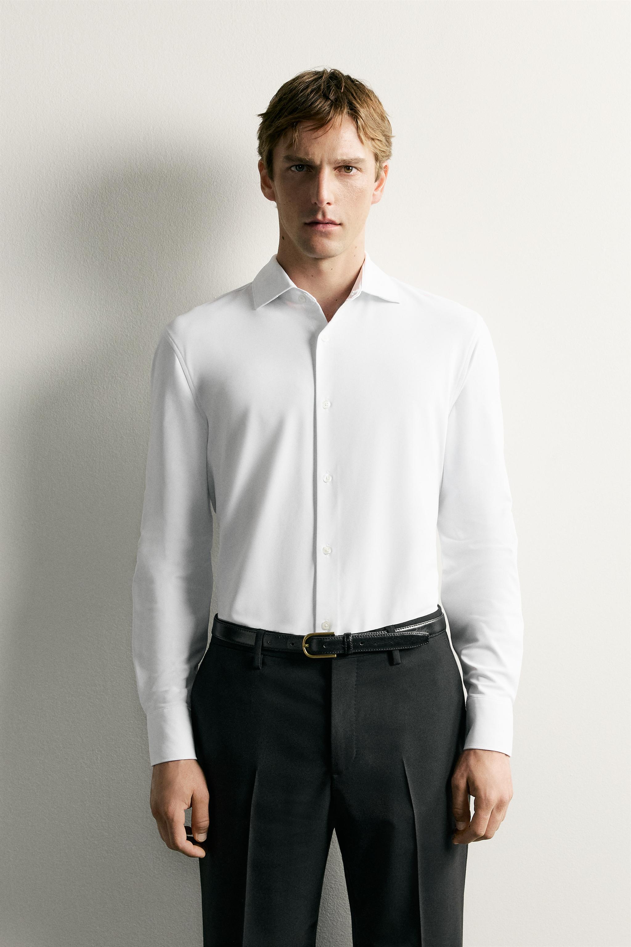 CHEMISE REGULAR FIT STRUCTURÉE