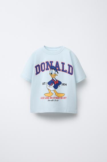 T-SHIRT IMPRIMÉ MICKEY MOUSE © DISNEY - Bleu ciel de Zara