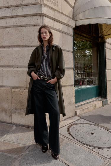 Zara 條紋襯衫 - 藍色