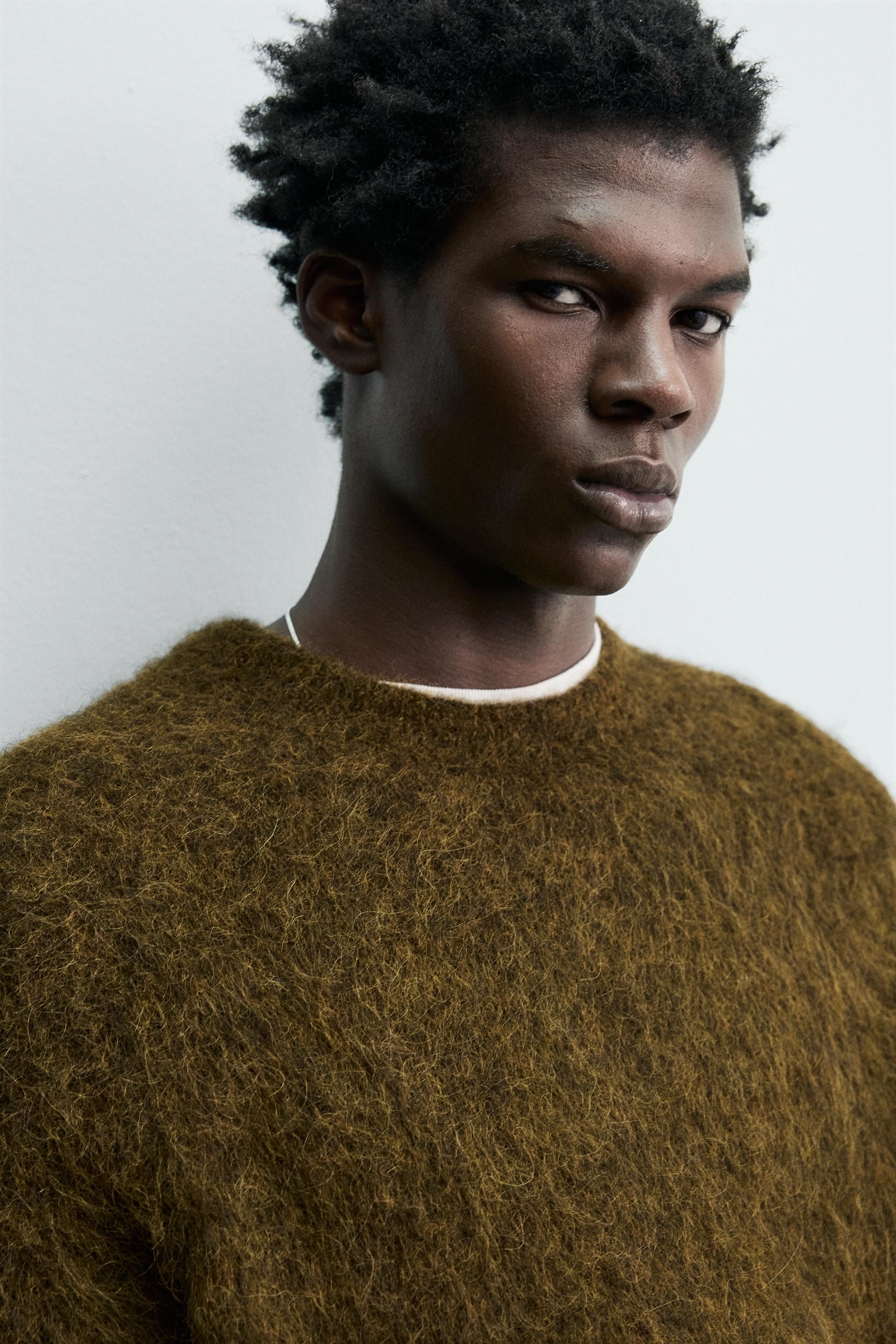 ALPACA BLEND FIBER SWEATER