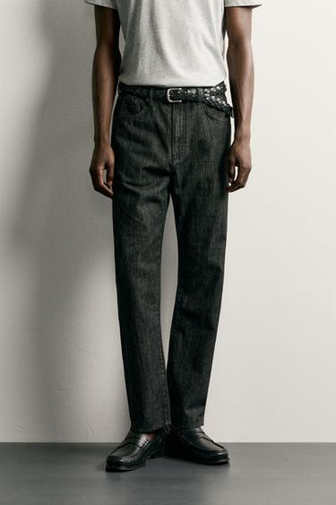 ΕΛΑΦΡΥ ΤΖΙΝ REGULAR FIT - γκρι ανθρακί του Zara