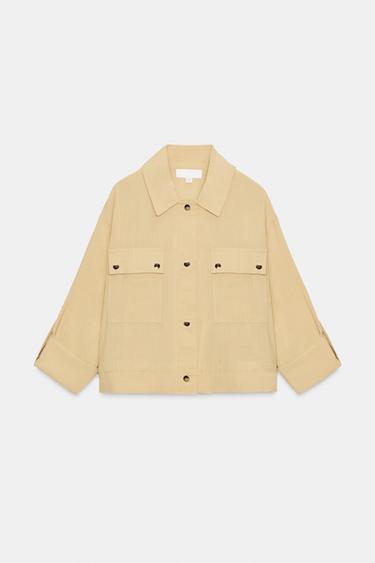 POCKET JACKET - Mustard by Zara