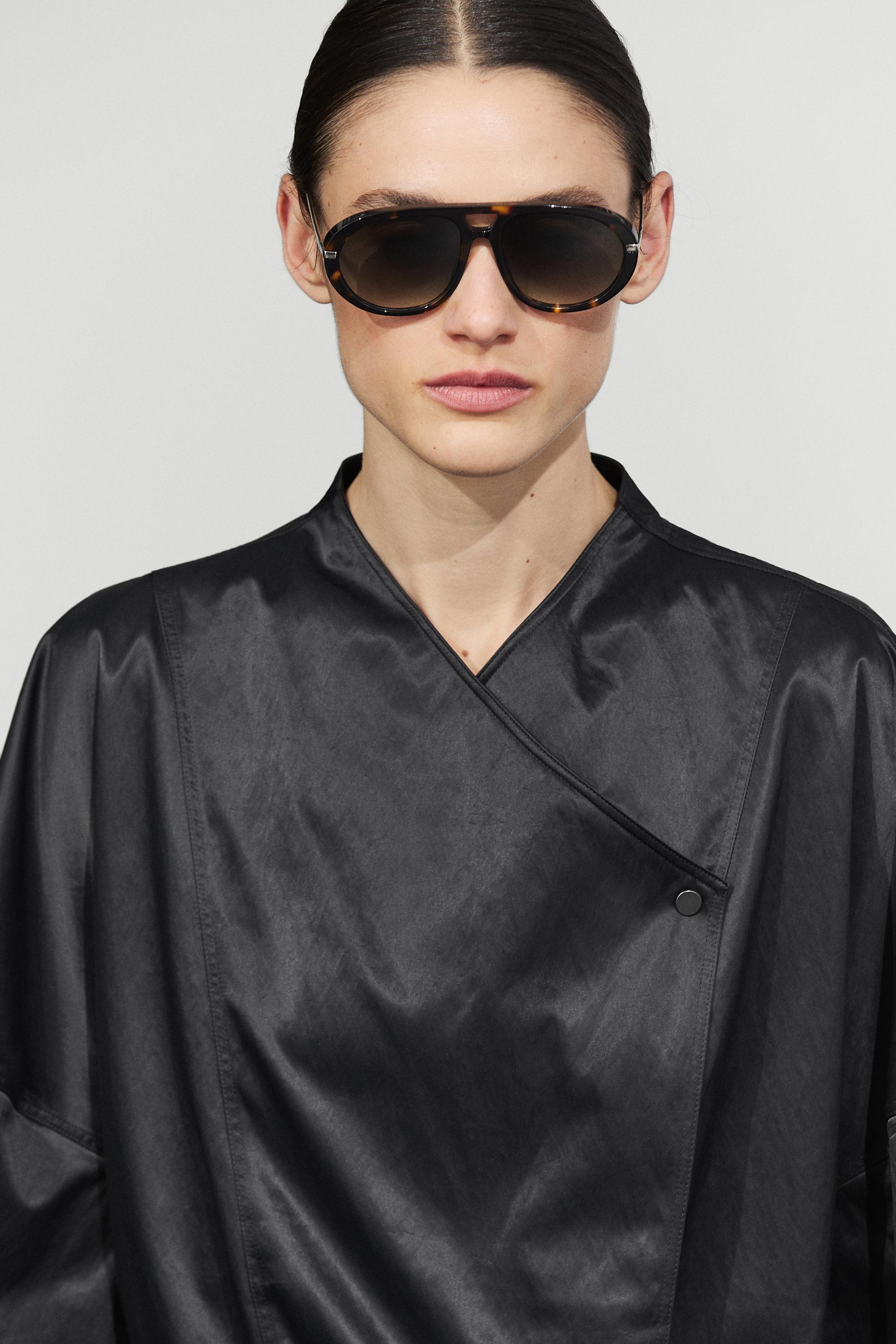 Veste croisée à nouer