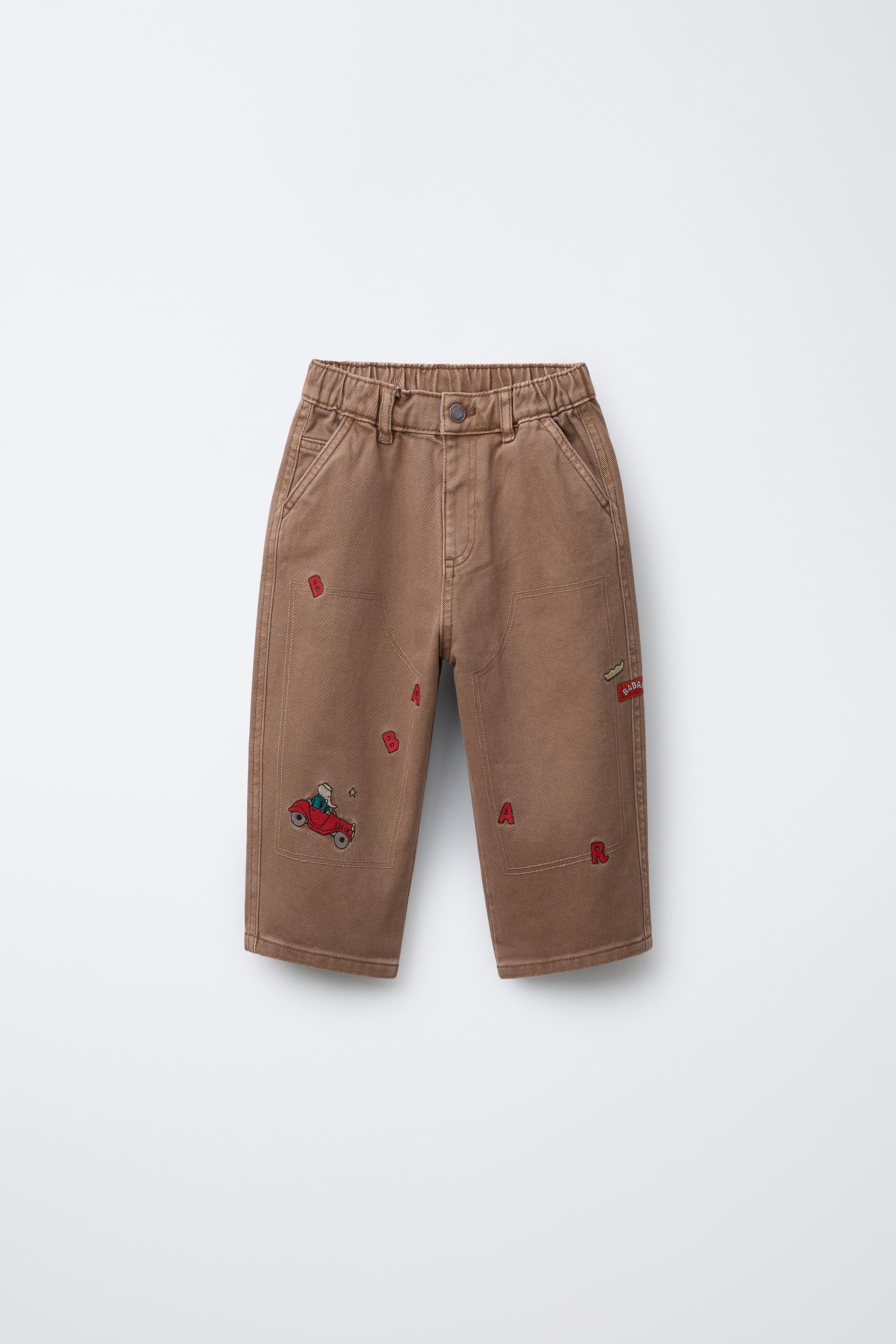PANTALON SERGÉ BAGGY BRODERIES BABAR ™