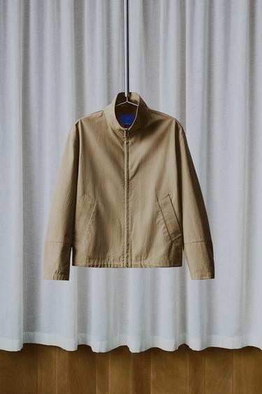 AARON LEVINE X ZARA CHECK JACKET - camel by Zara