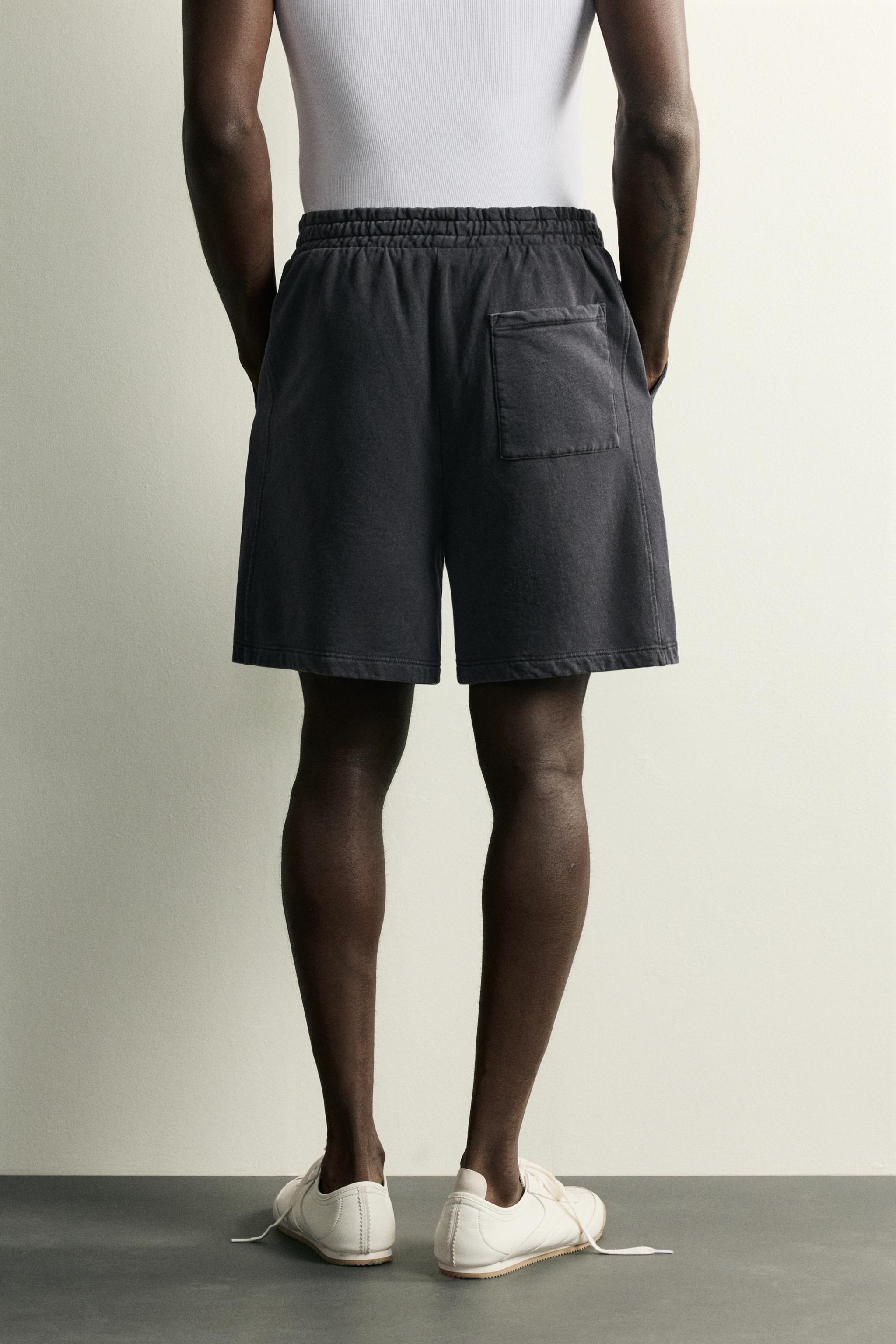 BASIC WASHED SWEATSHORTS