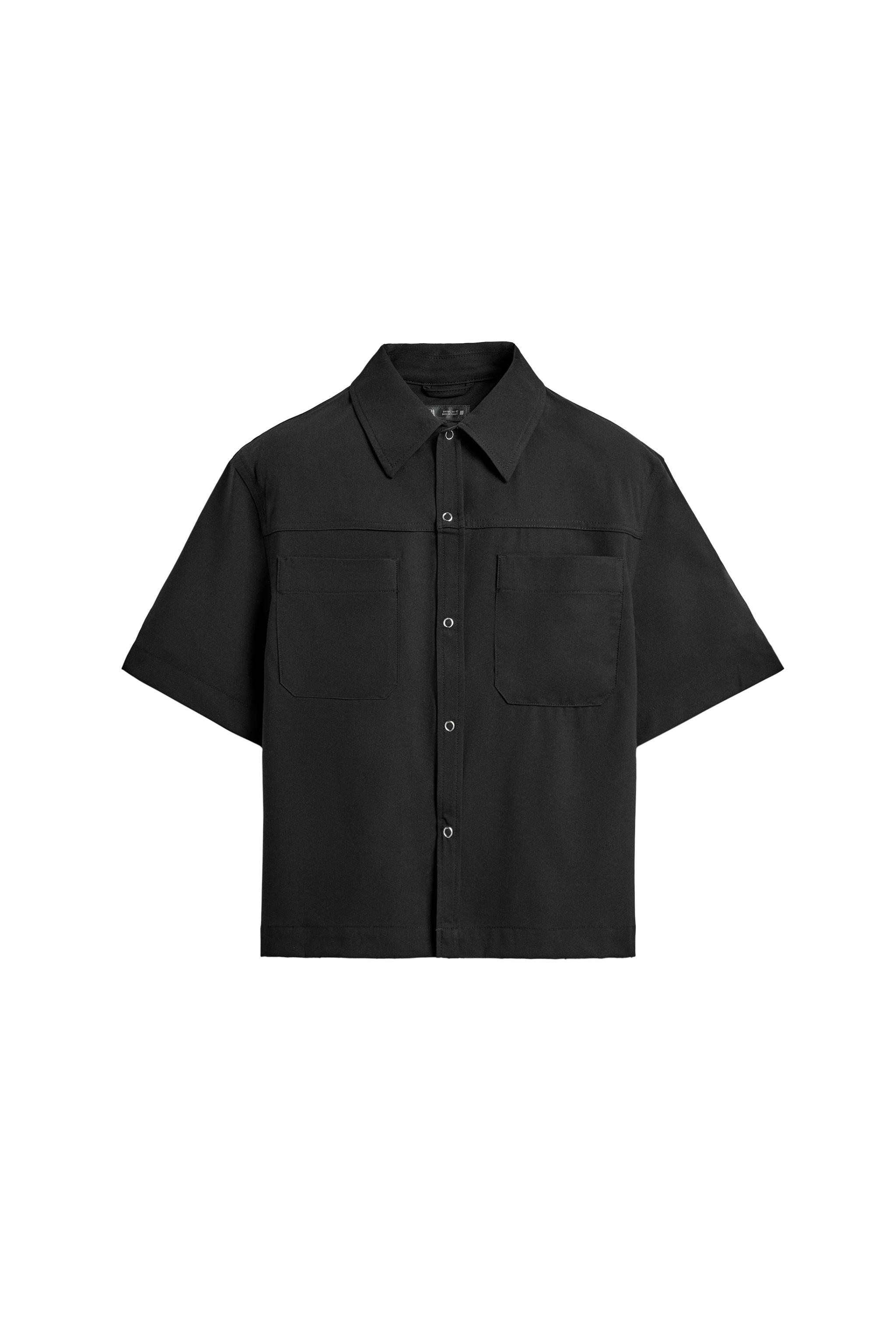テクニカルリラックスフィットシャツ - ブルー | ZARA Japan / 日本